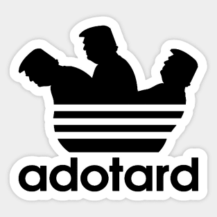 Funny Trump Dotard Logo Sticker